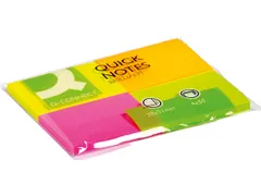 Quick Notes Memoblaadjes Neon 38x51mm 50 Vel 4 Blokken