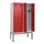 locker voor scheiding van kleding,HxBxD 2120x1200x500mm,4vak