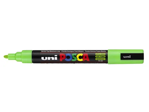 Verfstift Posca PC5M Medium Punt 1,8-2,5mm Appelgroen