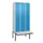 Z-garderobekast,HxBxD 2120x900x815mm,6vak,vak B 300mm,cil.-slot