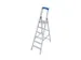 Ladder Aluminium Bordes H 1 40M 6Treden Incl. Bordes