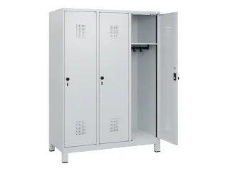 schoollocker,HxBxD 1630x1200x500mm,3vak,vak B 400mm,draaigrendel - 1