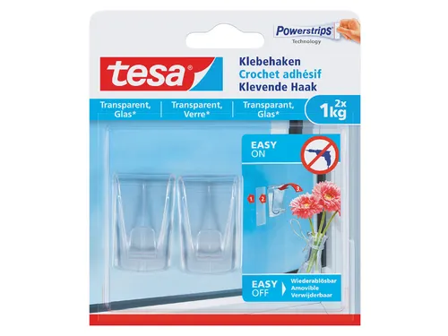 Klevende haak Tesa transparant 1kg