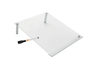 Notitiebord Nobo transparant acryl schuin A4 - 6