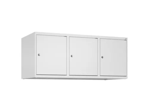 opzetkast,v. locker,3vak.,vak B 400mm,HxBxD 500x1200x500mm