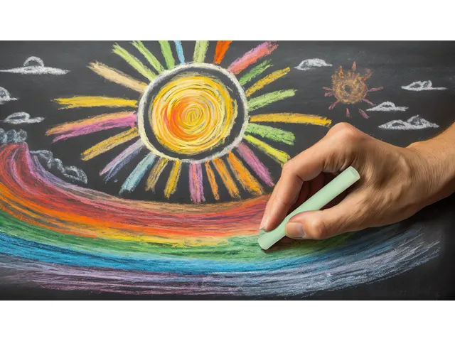 Bordkrijt Kangaro ass.kleuren 12 stuks