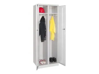 kleding-/wasgoedkast,HxBxD 1800x600x500mm,RAL7035,front RAL7035 - 2