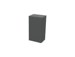 opzetkast v. kast met openslaande deuren MS-donkergrijs 1070x600x445mm