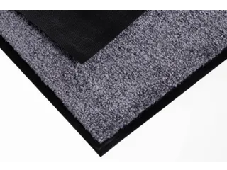 Schoonloopmat Binnen 60x90 Cm Wasbaar Grijs - 4