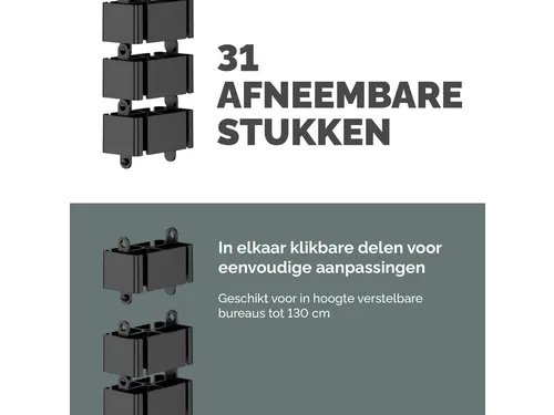 Kabelslang Fellowes zwart