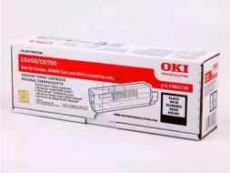 Tonercartridge Oki 43865708 C5650 Zwart
