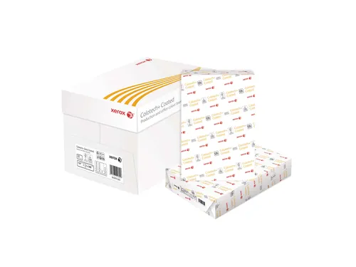 Laserpapier Xerox Colotech+ glossy coated A3 170gr wit 250 vel