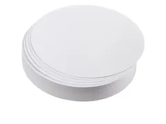 presentatiekaart,cirkel,Ø 195mm,wit