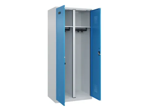 locker voor scheiding van kleding,HxBxD 1850x800x500mm,2vak