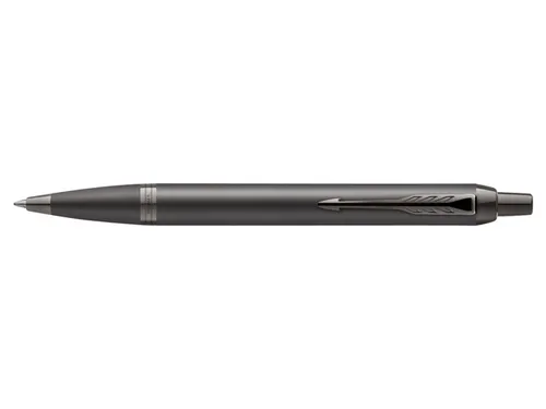 Balpen Parker IM Monochrome Gun Metal Medium + blauwe inkt