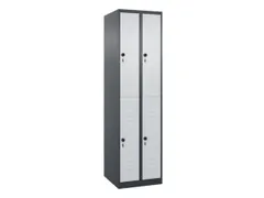 dubbeldekse locker,HxBxD 1850x500x500mm,2x2vak.,vak B 250mm