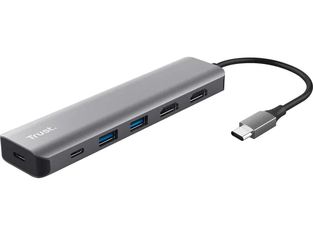 Trust Dalyx 6-in-1 USB-C Multiport Adapter met HDMI 4K
