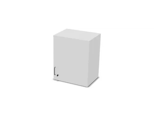 opzetkast v. kast met openslaande deuren Bl-wit 740x600x445mm