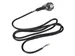 Voedingskabel Zwart CEE 7/7 90 + Uiteinden L=1.5m H05VV-F 3G0.75mm²