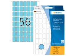 HERMA 2343 Universele etiketten 12x18mm Blauw 1792 stuks