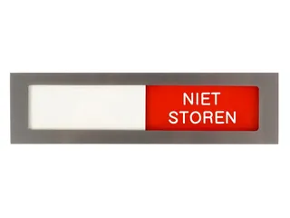 Infobord Deurbordje Niet Storen Groen Rood 150x40mm - 3