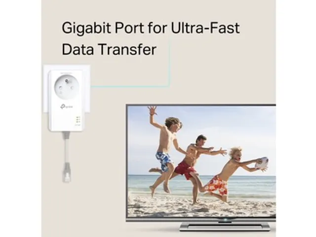 AV1000 Passthrough Powerline KIT Broadcom Netwerkadapter