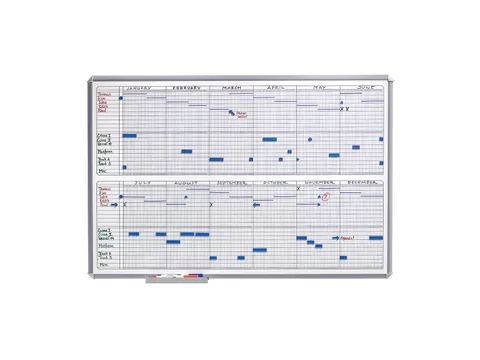 Magnetische 1/2 Jaarplanner 60x90 cm inclusief magnetische symbolen