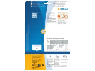 HERMA 8964 Transparante Inkjet folie-etiketten A4 210x297mm 10 stuks - 2