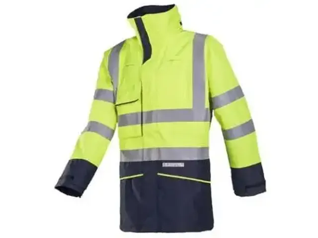 Sioen 7223 regenjas, geel/marineblauw, maat 5XL, per stuk