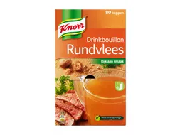 Drinkbouillon Knorr rundvlees 175ml 80 stuks