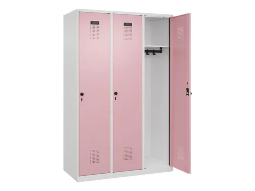 locker,HxBxD 1850x1200x500mm,3vak,vak B 400mm,draaigrendel
