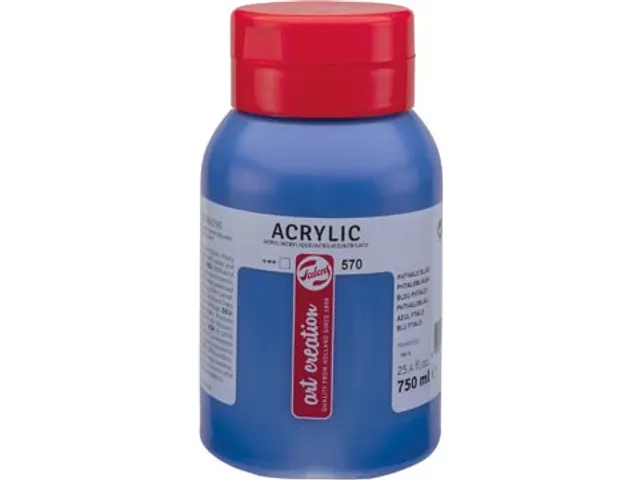 Art Creation acrylverf 750 ml phtaloblauw