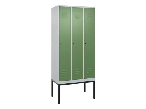 locker voor scheiding van kleding,HxBxD 2120x900x500mm,3vak