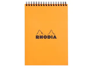 Spiraalblok Rhodia A5 lijn 160 pagina's 80gr oranje - 2