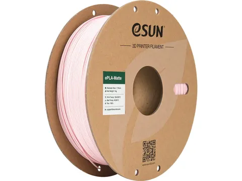 eSUN 3D printer Filament ePLA-Matte 1,75mm Perzik Roze 1kg