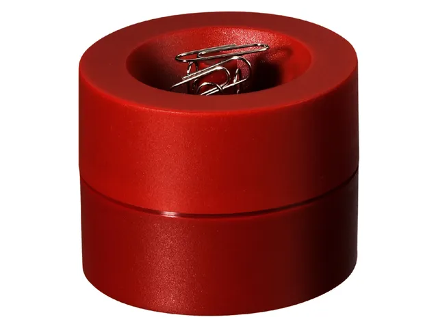 Papercliphouder MAUL Pro Ø73x60mm rood