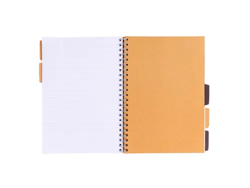 Projectboek Pukka Pad Kraft A4 lijn 5-tabs 200 pagina's 80gr