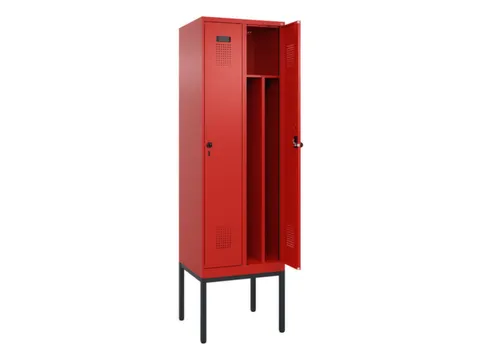 locker voor scheiding van kleding,HxBxD 2120x600x500mm,2vak