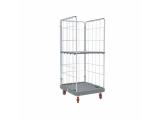 RVS-rolcontainer,draagverm. 500kg,HxLxB 1760x815x724mm - 2