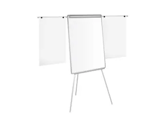 Flipchart Magnetisch Met Zijarmen Uitschuifbaar 100x70cm Lichtgrijs - 3