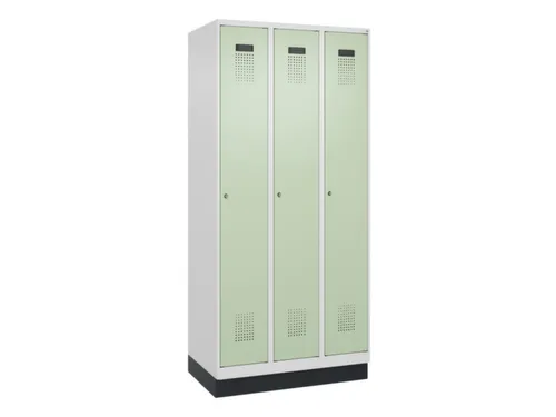 locker voor scheiding van kleding,HxBxD 1950x900x500mm,3vak