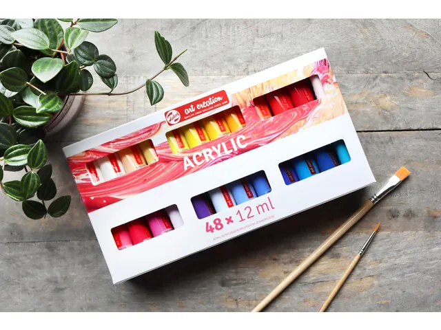 Acrylverf Talens Art Creation assorti 48 tubes à 12ml