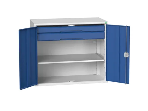 universele kast,HxBxD 1000x1300x550mm,1xStalen bodem,2lade(n)