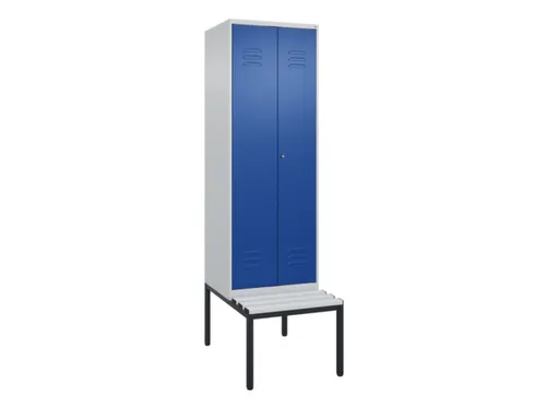 locker voor scheiding van kleding,HxBxD 2120x600x815mm,2vak