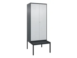 locker voor scheiding van kleding,HxBxD 2120x800x815mm,2vak - 1