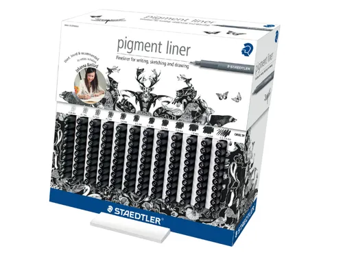 Fineliner Staedtler pigment 308 display à 120st assorti