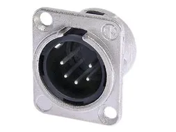Neutrik - Xlr Chassisdeel, 5-Polig Mannelijk, Verzilverd, Vernikkeld,