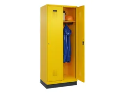 locker,HxBxD 1950x800x500mm,2vak,vak B 400mm,cil.-slot,sokkel