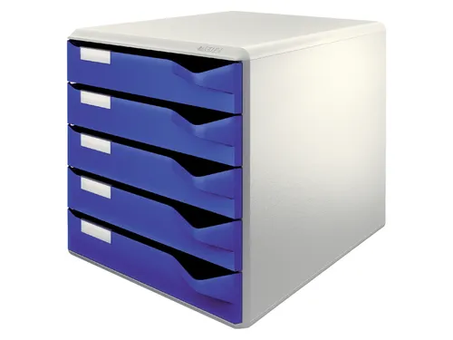 Ladenblok Leitz 5280 5 laden blauw
