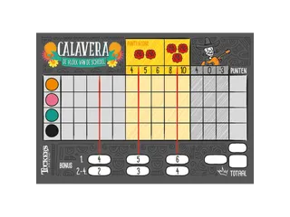 Dobbelspel Calavera - De vloek van de schedel 8+ - 2